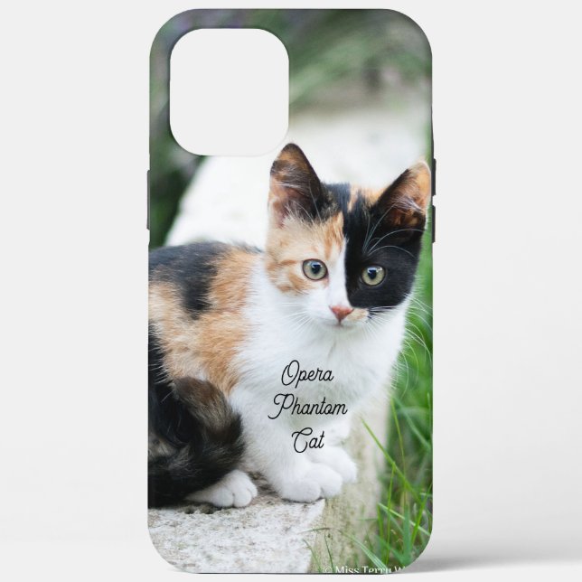 Funda De Case-Mate Para iPhone Opera Gato fantasma (Reverso )