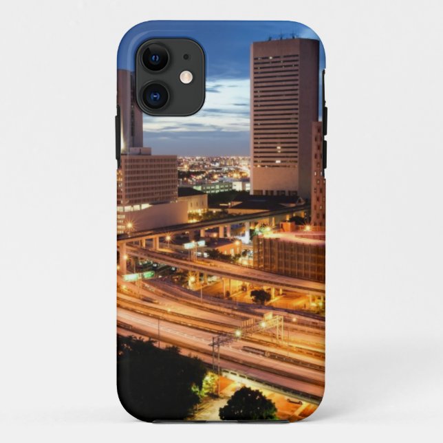 Funda De Case-Mate Para iPhone Opinión céntrica de la ciudad (Reverso)