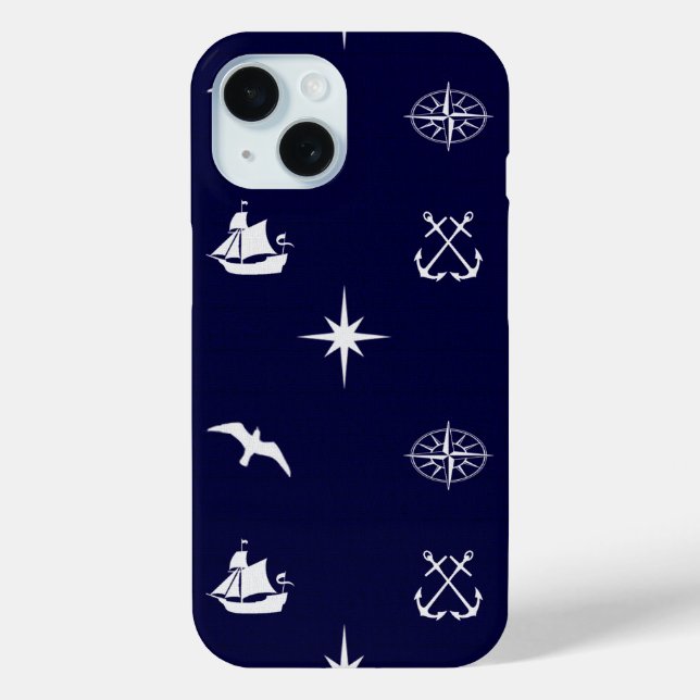 Funda De Case-Mate Para iPhone Opus Posh Nautical (Reverso )