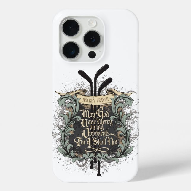Funda De Case-Mate Para iPhone Oración de hockey (Reverso )