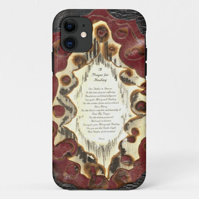 Funda De Case-Mate Para iPhone Oración Por La Sanación (Reverso)