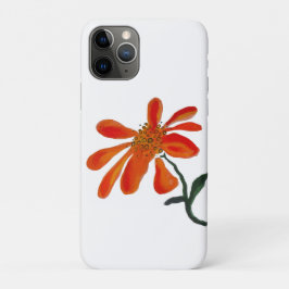 Funda Para iPhone 11 Pro Orange flower by Lydia's Art Sangria