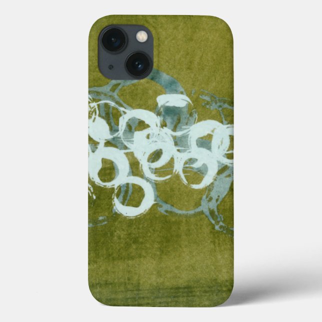 Funda De Case-Mate Para iPhone Orbes verdes I (Reverso)