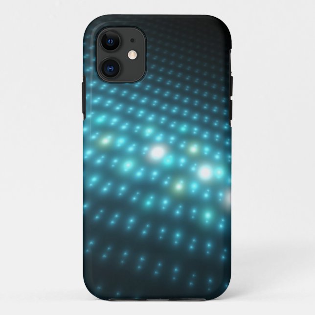 Funda De Case-Mate Para iPhone Orbs azules 3D (Reverso)