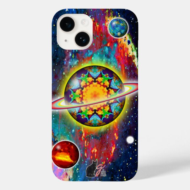 Funda De Case-Mate Para iPhone Orbz de Zargon (Reverso )