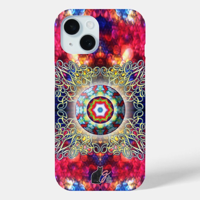 Funda De Case-Mate Para iPhone Orbz Kaleid (Reverso )