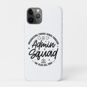Funda Para iPhone 11 Pro Organizando Caos Frase Divertida Día del Administr