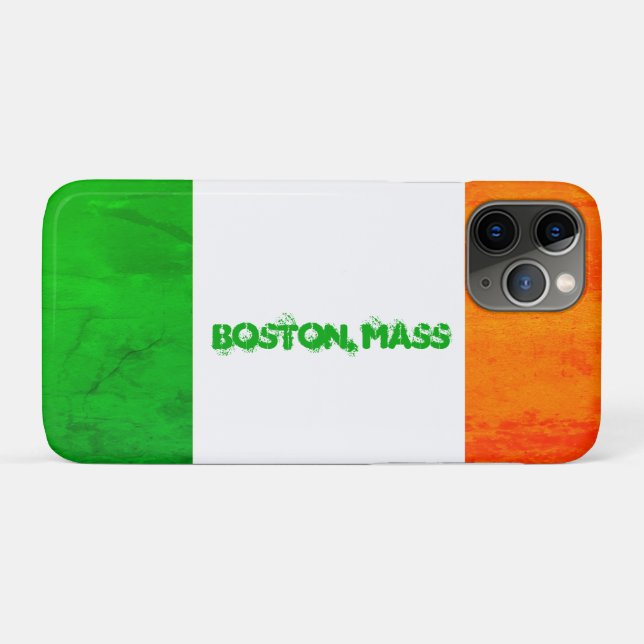 Funda De Case-Mate Para iPhone Orgullo celta - Patrimonio irlandés de Boston Mass (Reverso (horizontal))