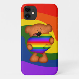 Funda Para iPhone 11 Orgullo Corazón Teddy Oso