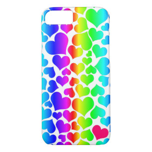 Funda Para iPhone 8/7 orgullo de los corazones arcoiris