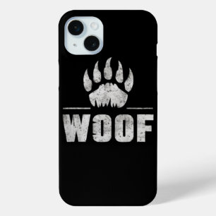 Funda Para iPhone 15 Mini Orgullo de oso gay pata de oso angustiado WOOF