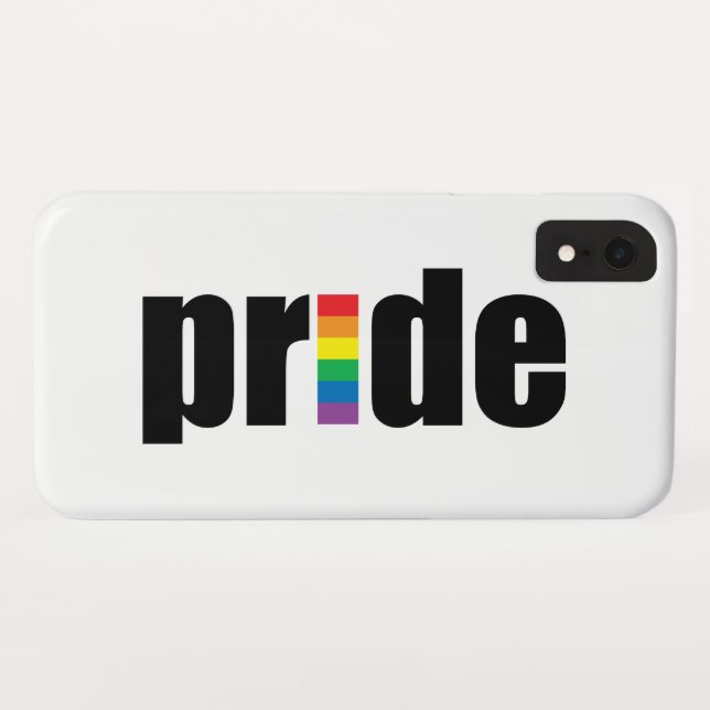 Funda De Case-Mate Para iPhone Orgullo gay (Reverso (horizontal))
