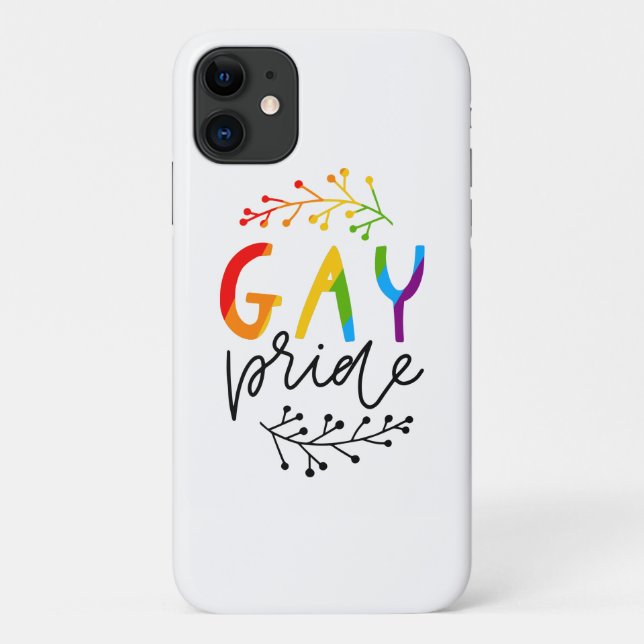 Funda De Case-Mate Para iPhone Orgullo gay (Reverso)