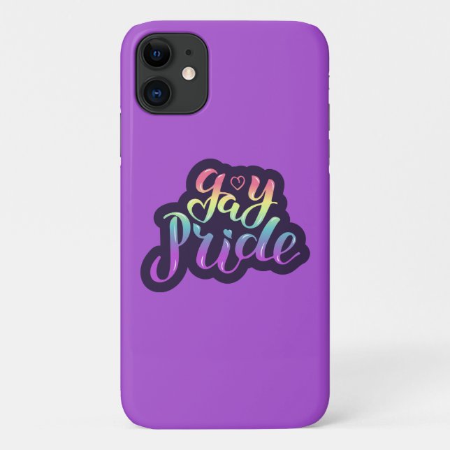Funda De Case-Mate Para iPhone Orgullo gay (Reverso)