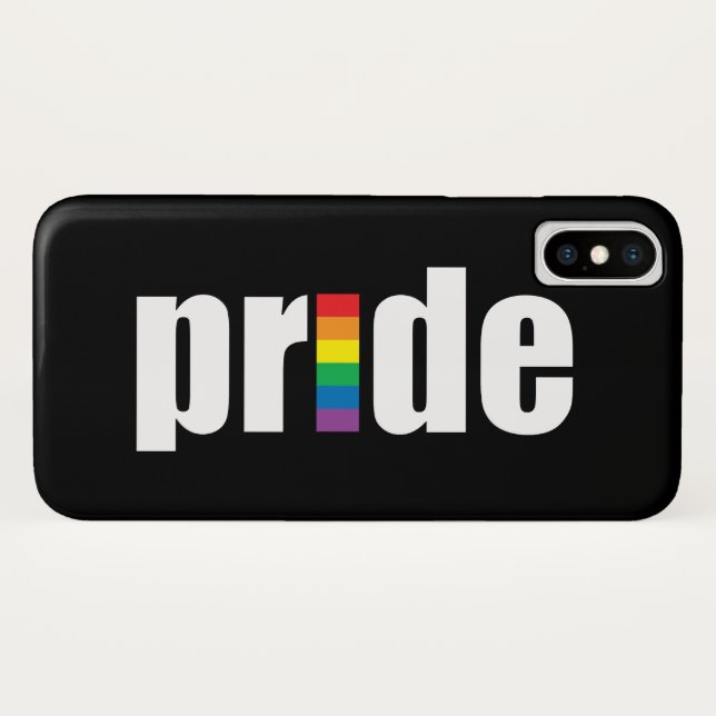 Funda De Case-Mate Para iPhone Orgullo gay (Reverso (horizontal))