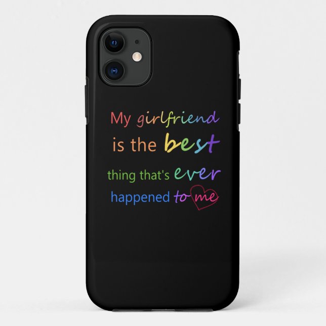 Funda De Case-Mate Para iPhone Orgullo gay - "mi novia es " (Reverso)