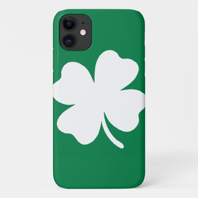 Funda De Case-Mate Para iPhone Orgullo irlandés: estuche para iPhone Shamrock ver (Reverso)