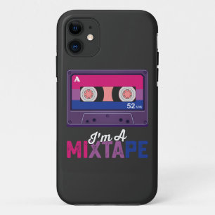 Funda Para iPhone 11 Orgullo LGBT: Soy una cassette mixtape Bi