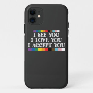 Funda Para iPhone 11 Orgullo LGBT Veo Amor Acepto Tu Apoyo
