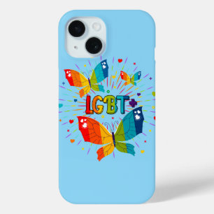 Funda Para iPhone 15 Orgullo mariposa amor amor conciencia LGBT