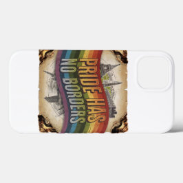 Funda Para iPhone 13 Orgullo No tiene fronteras Caso de iphone clásico 