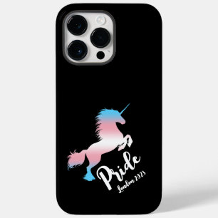 Funda Para iPhone 14 Pro Max De Case-Mate Orgullo transgénero: Unicornio, año Personalizar y