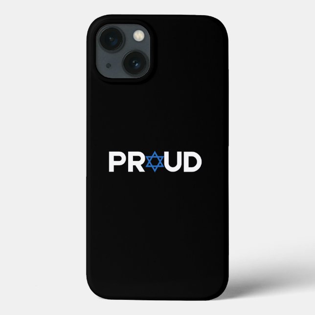 Funda De Case-Mate Para iPhone Orgullosa festividad judía hebrea Orgulloso judío  (Reverso)