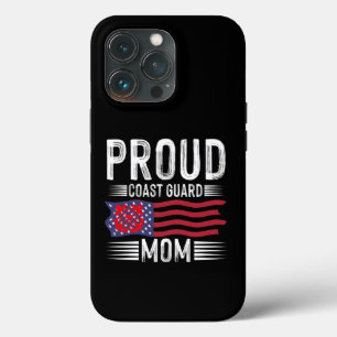 Funda Para iPhone 13 Pro Orgullosa guardia costera mamá: Apoyan a los héroe