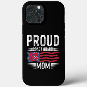 Funda Para iPhone 13 Pro Max Orgullosa guardia costera mamá: Apoyan a los héroe