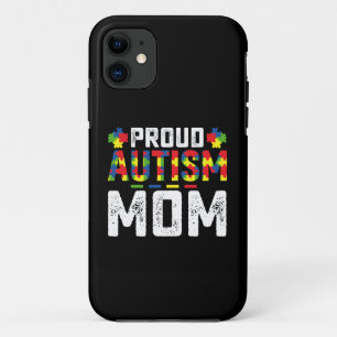 Funda Para iPhone 11 Orgullosa Madre Autismo Conciencia Familia Autista