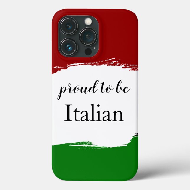 Funda De Case-Mate Para iPhone Orgulloso De Ser Patriota Italiano (Reverso )