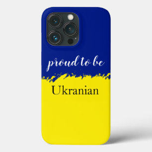 Funda Para iPhone 13 Pro Orgulloso De Ser Ucraniano Patriótico