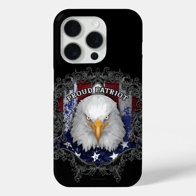 Funda De Case-Mate Para iPhone Orgulloso Patriota Estadounidense (Reverso )