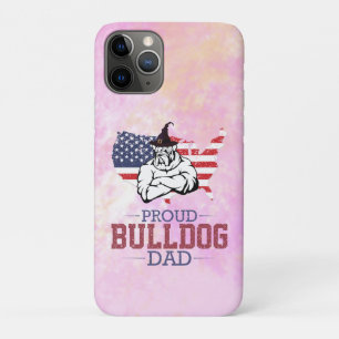 Funda Para iPhone 11 Pro Orgulloso perro Bulldog papá, regalo del Día del P