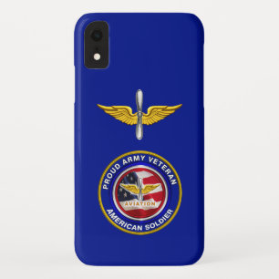 Funda Para iPhone XR Orgullosos colores de aviación de veteranos del ej