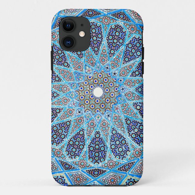 Funda De Case-Mate Para iPhone Oriente azul (Reverso)