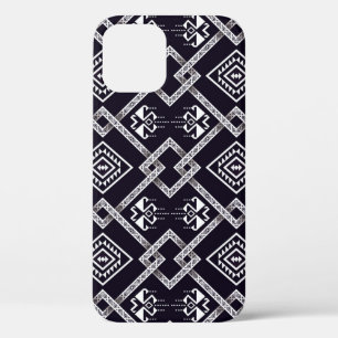 Funda Para iPhone 12 Origen étnico oriental, tradicional sin costura.