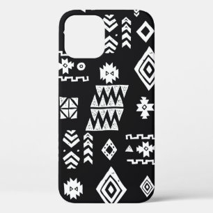 Funda Para iPhone 12 Origen étnico tribal. Geomet primitivo y elegante