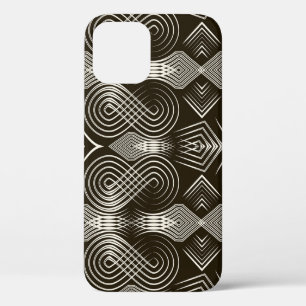 Funda Para iPhone 12 Ornamento antiguo Art Decó sin foco
