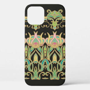 Funda Para iPhone 12 Ornamento de arte sin igual de estilo Art Nouveau