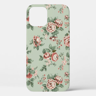 Funda Para iPhone 12 Ornamento de flores de múltiples motivos Allover P
