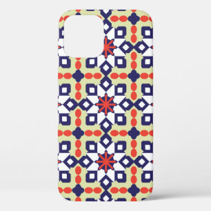Funda Para iPhone 12 Ornamento de patrón clásico,Patrón geométrico sin