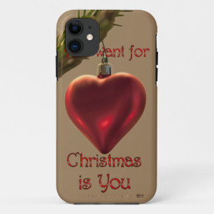 Funda Para iPhone 11 Ornamento del corazón - todos lo que quiero para