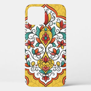 Funda Para iPhone 12 Ornamento floral colorido sin fisuras