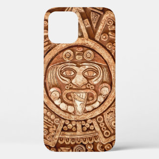 Funda Para iPhone 12 Ornamento pagano de una textura maya de una tribu