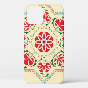 Funda Para iPhone 12 Ornamento uzbeko de origen étnico vintage suzanisu