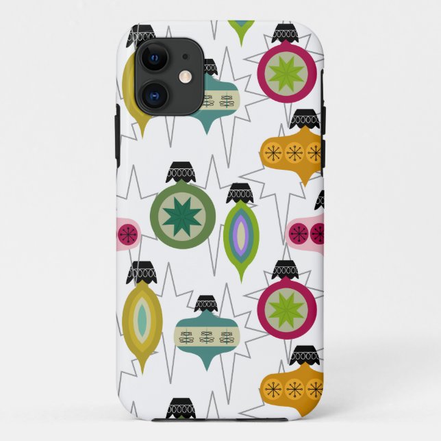 Funda De Case-Mate Para iPhone Ornamentos atómicos (Reverso)