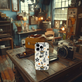 Funda Para iPhone 14 Pro De Case-Mate Ornamentos personalizados modernos de Navidad