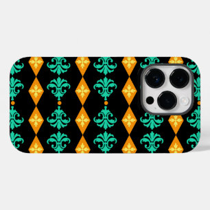 Funda Para iPhone 14 Pro De Case-Mate Ornate Damask Diamond Stripe