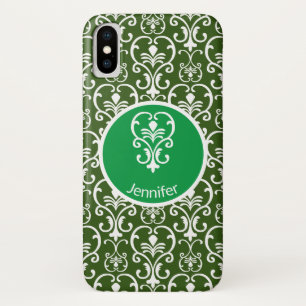 Funda Para iPhone X Ornate Damask Patterned